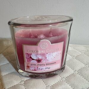 NWT Colonial Candle Pink Cherry Blossom 3.5 oz